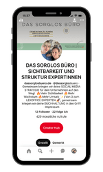 Mobil Ansicht Pinterest Account für Pinterest Management